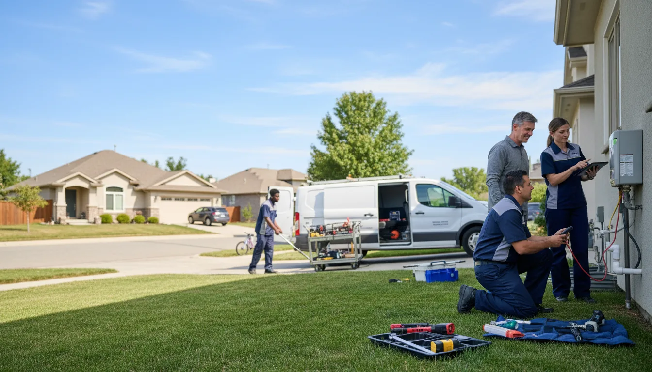 Tankless water heater service in Oneida, KS